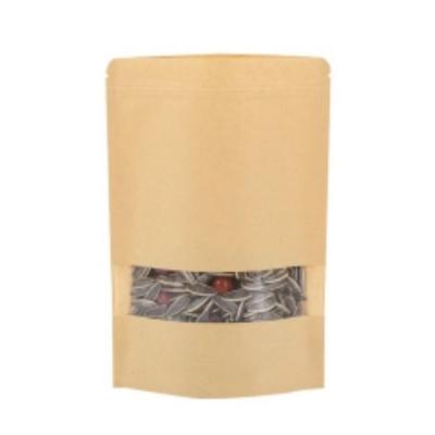 食品级可重复密封自封自立袋纸袋，适用于食品包装